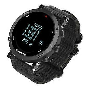 Barometer Altimeter Compass Thermometer Weather Forecast Men Watch 50meters Water-resistant Multifunctional Outdoor Sports Watch For Mountaineering Ru