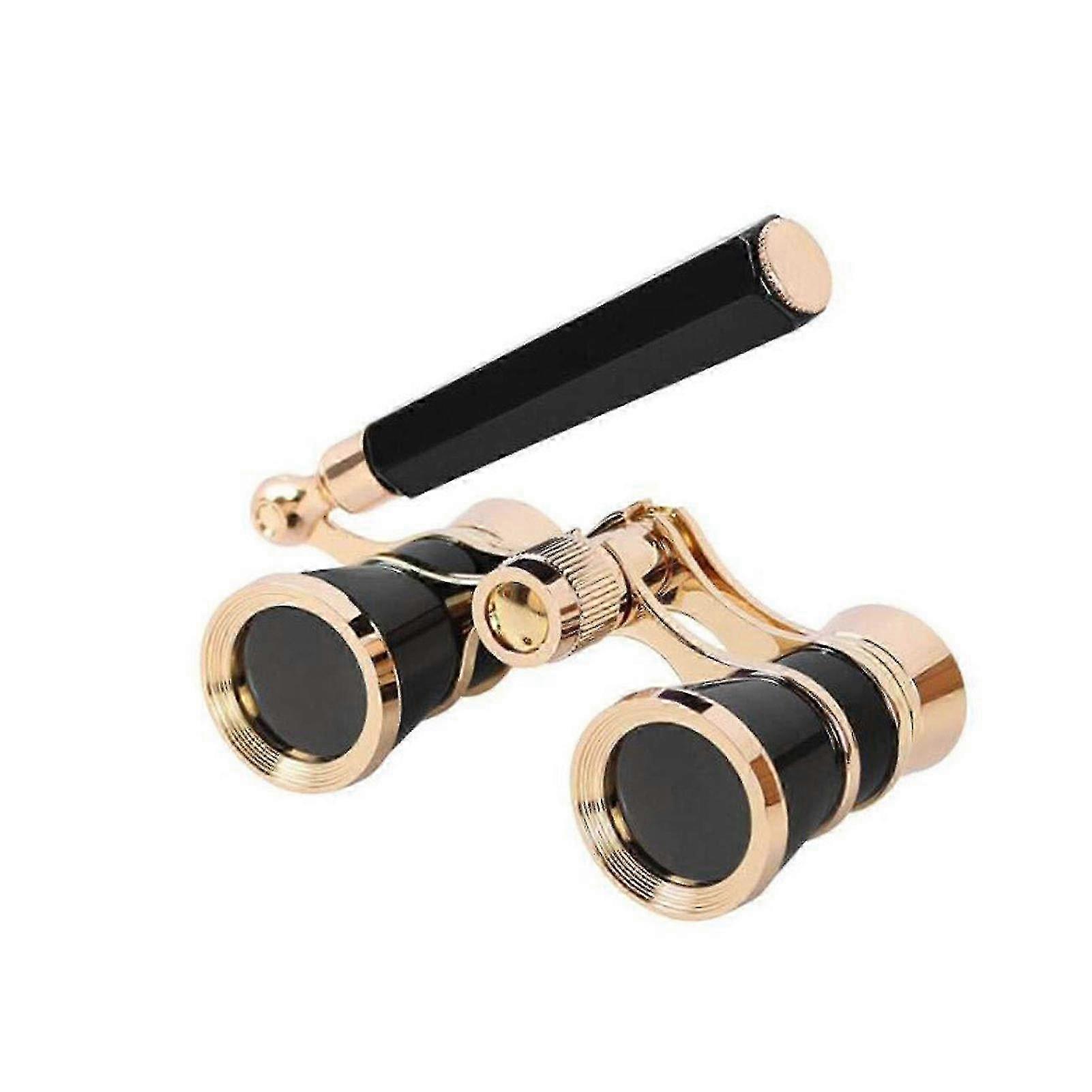 Mini Metal Binoculars 3x25 Lightweight Retro Binocular