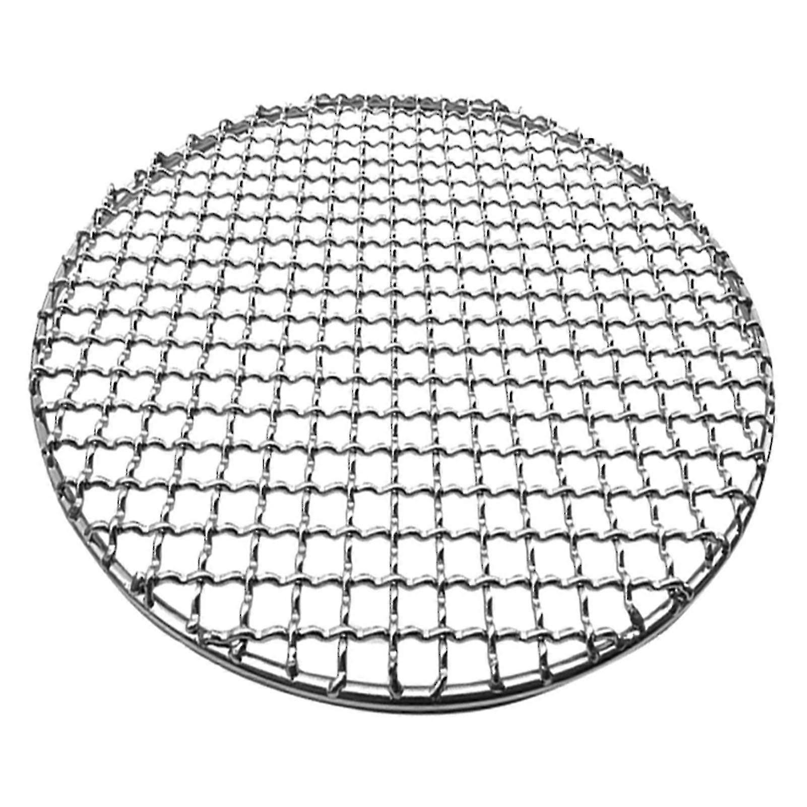 Barbecue Mesh Rustproof Roast Stainless Steel Stackable Design Round Grill Net For Outdoor Smoking Tw