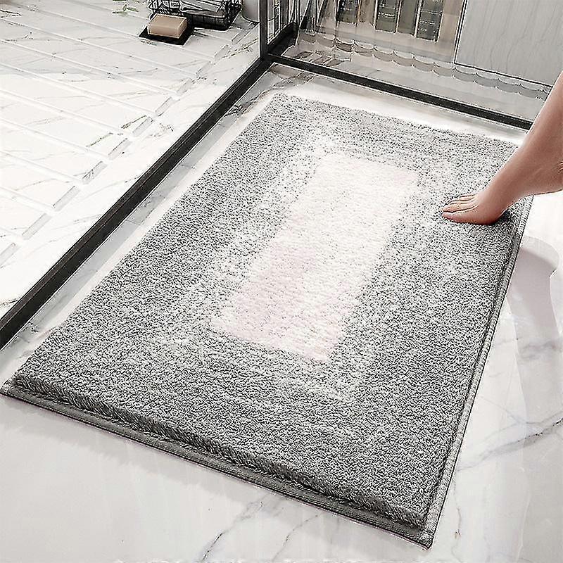 Bath Mat Non Slip Absorbent Shower Bathroom Rug Carpet Household No635