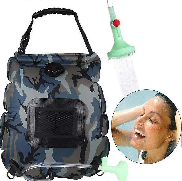 15 Litre Solar Heated Camping Shower Bag