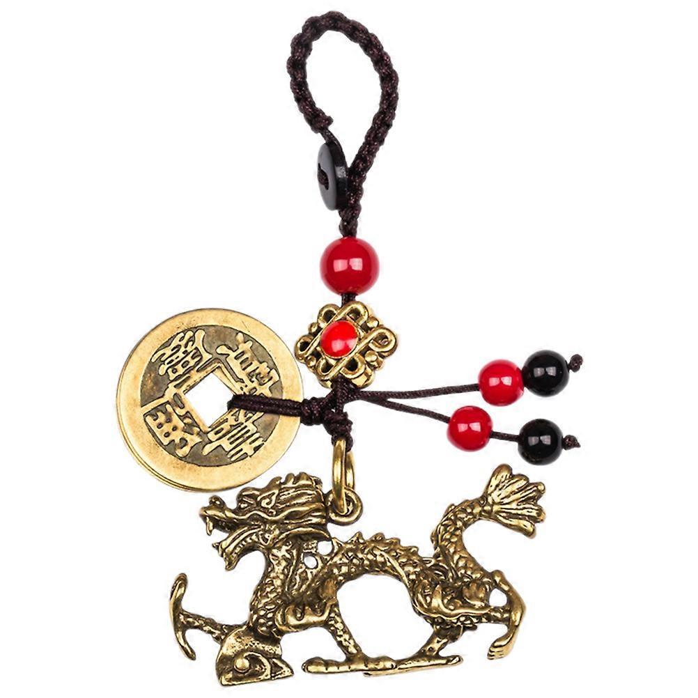 Car Keychain Vintage Backpack Key Ring Dragon Key Chain Creative Bag Keychain