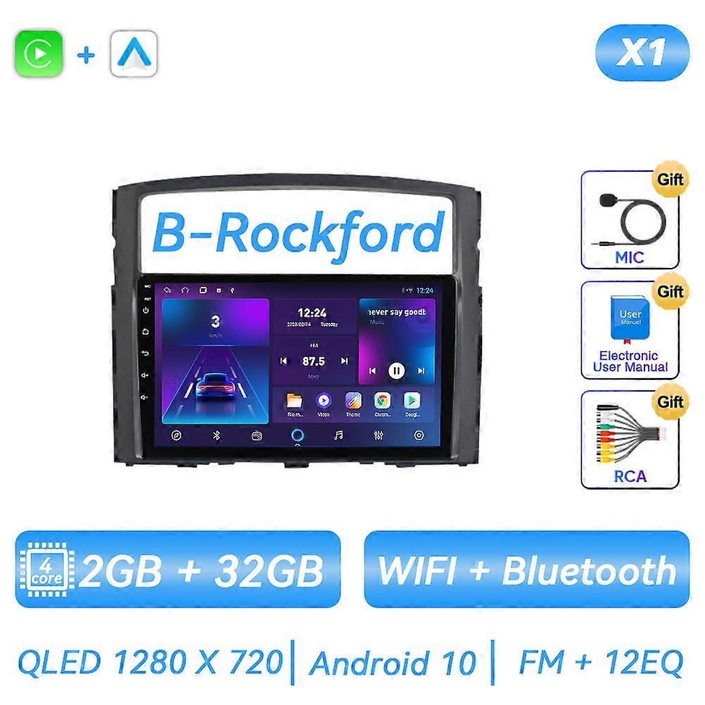 Android Autoradio Für Mitsubishi Pajero 4 V80 V90 2006 - 2014 Multimedia Video Player Carplay GPS Navigation Touchscreen