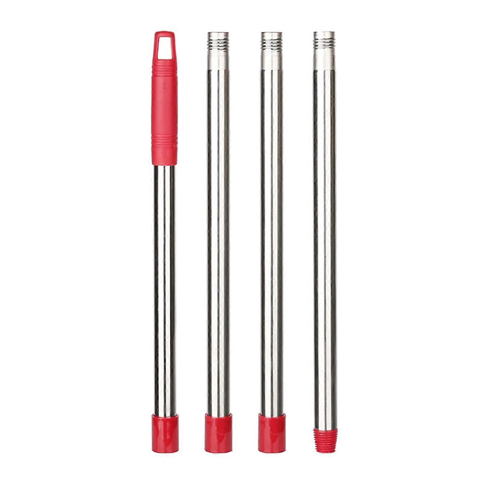 Mop Stick Stainless Steel Mop Replacement Handle Convenient Brooms Handle Stick with Hanging Hole for Home QingHai