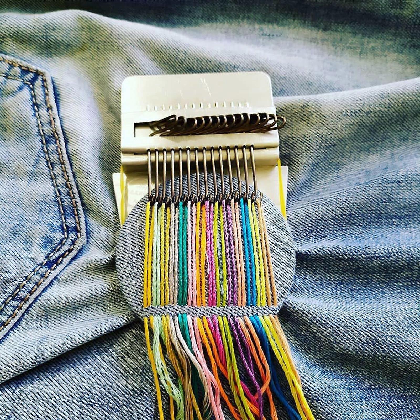 Mini Loom Speedweve Type Weave Tool 10/14/28 Hooks Darning Machine Tool Handmade