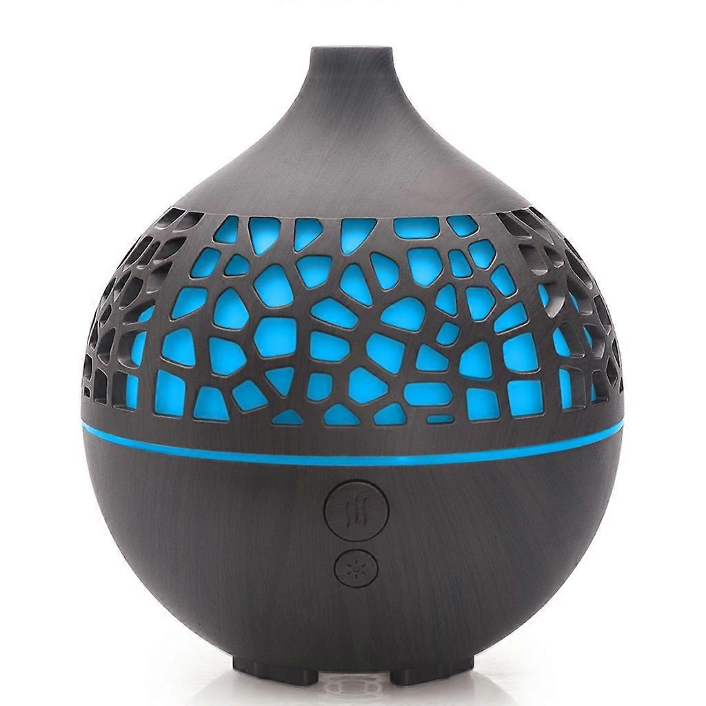 180ml Aromatherapy Essential Oil Diffuser Wood Grain Ultrasonic Air Humidifier