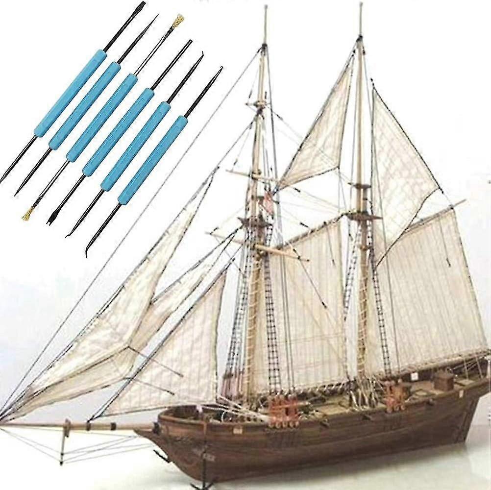 Ship Model Rigging: Assembly of a Wooden Boat Model (V