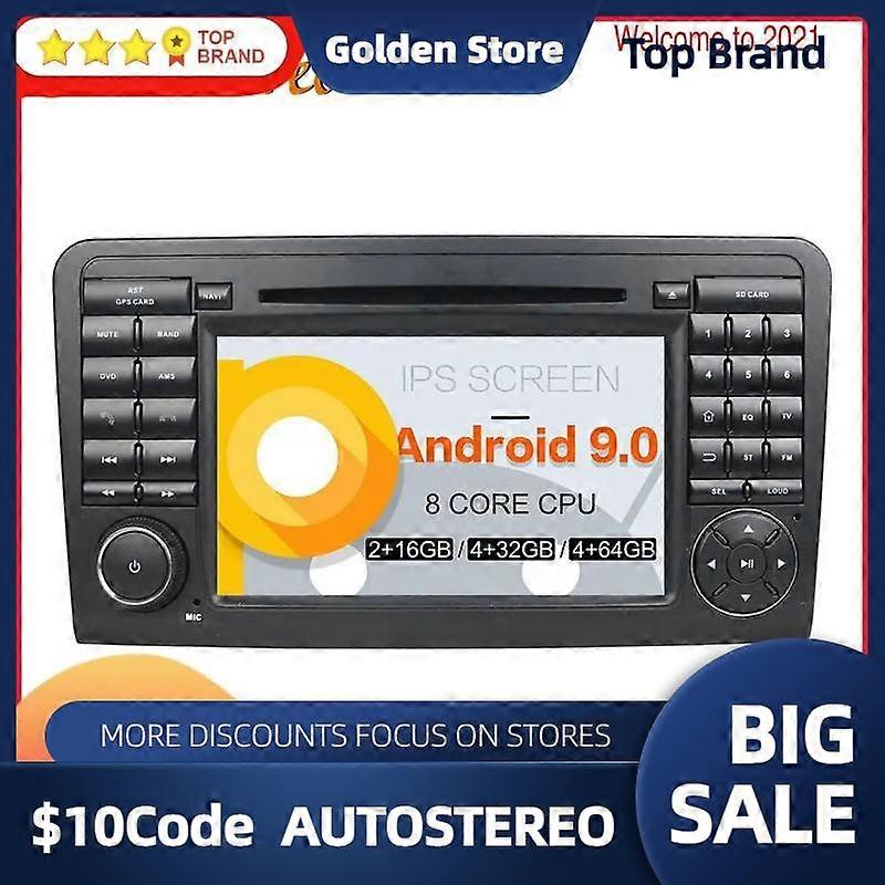 Android 12.0 PX5/PX6 Car DVD Player GPS Navigation For Mercedes-Benz ML Class W164 Auto Radio Stereo Head Unit Multimedia Player