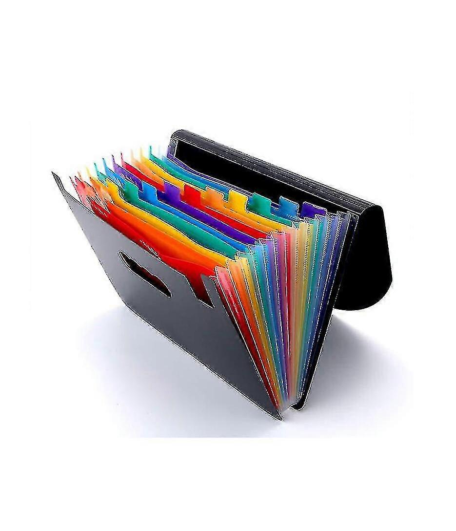 Document Folder A4 Expandable File Organizer With Elastic Band And Locking Button Organizer Folder For Home