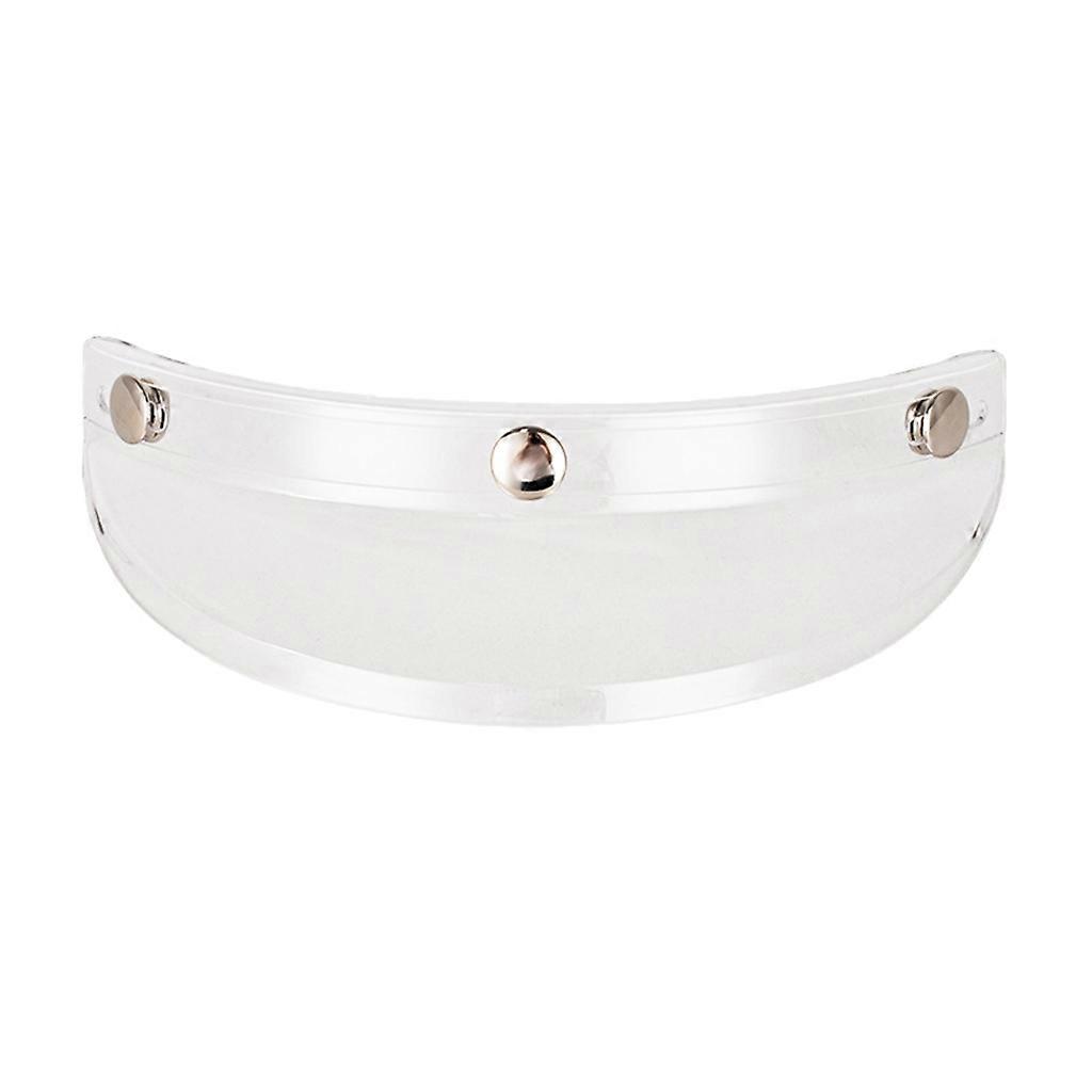 Open Face Helmet Sun Shade Protectors 3 Snap-Button Flip UpDown Shield Visor