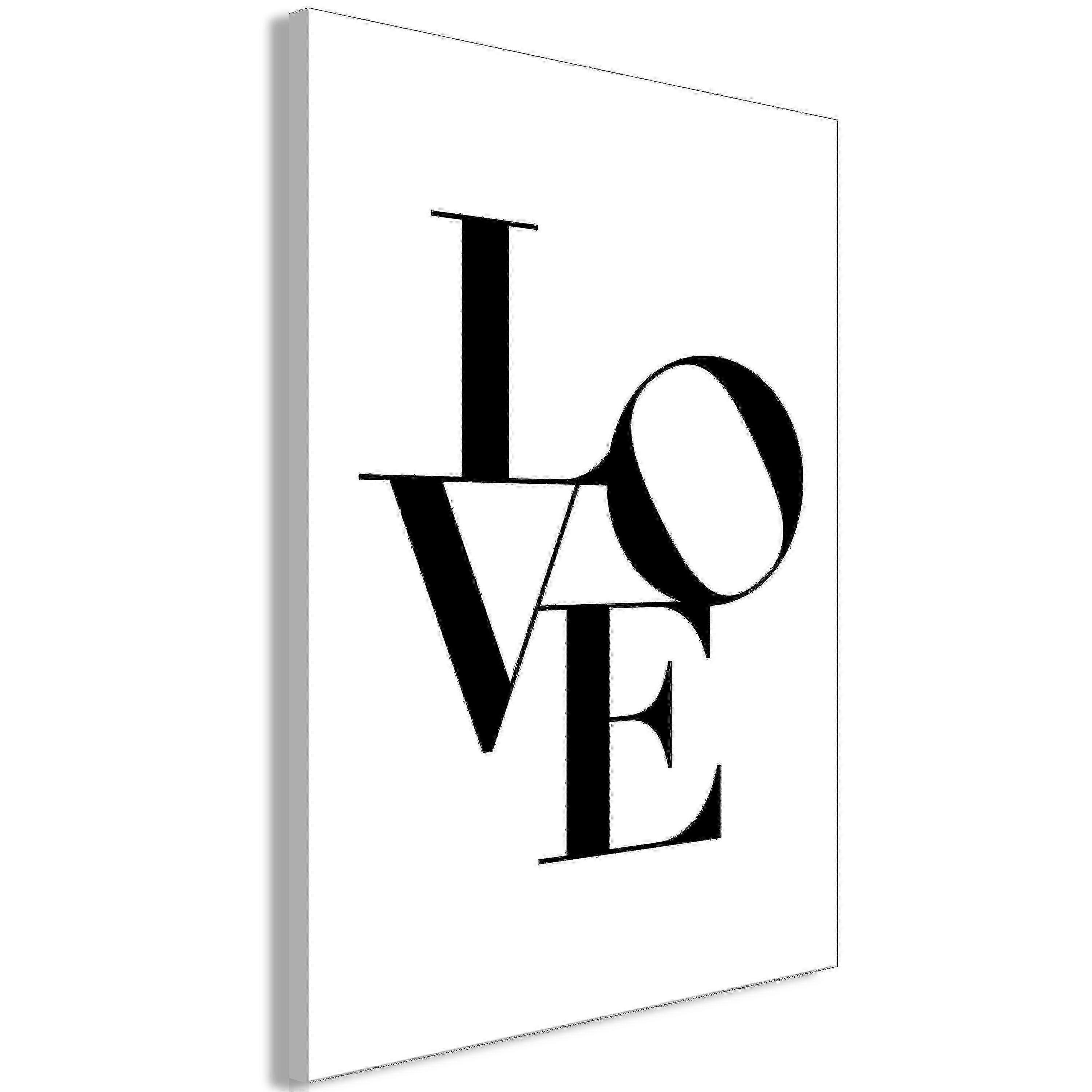 Impression sur toile - Twisted Love (1 part) Vertical