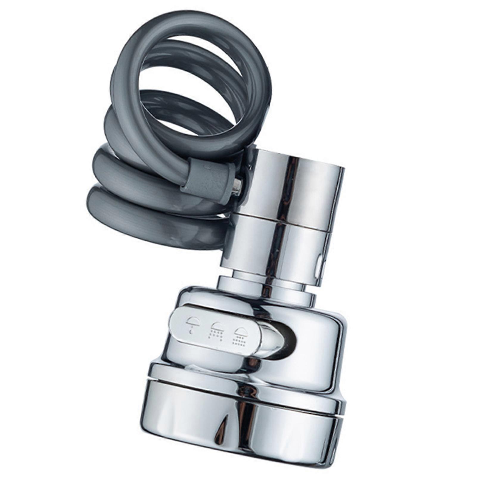 Faucet Extender 360 Degree Rotating Tap Attachment with Stretchable Hose Faucet Sprayers Attachment for Kitchen