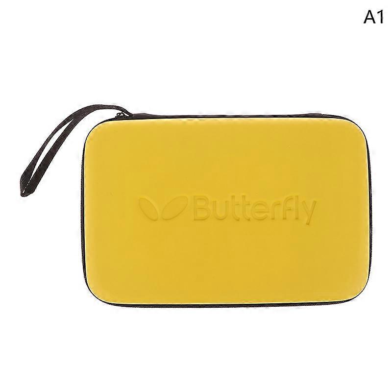 Table Tennis Racket Bag Square Shaped Handbag Racket Box Hard Portable Sports Zipper Racket Bag