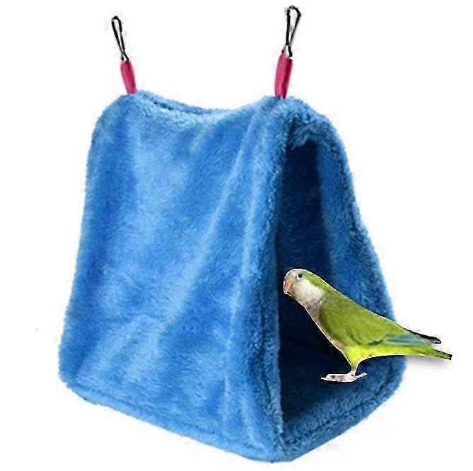 Winter Warm Plush Bird Cages Hammock Hanging Plush Cave Tent