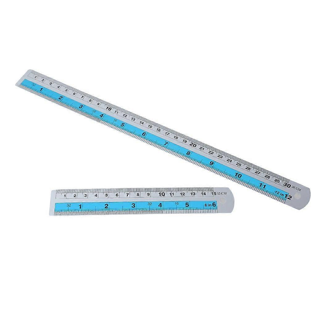 Professional Metal Ruler Straight Edges Ruler with Imperials Metric Measurement