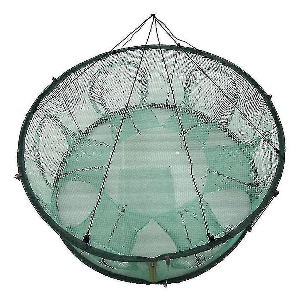 Automatic Fishing Net Trap Cage Round Shape Durable Open For Crab Crayfish Lobster
