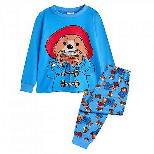 Paddington Bear Childrens/Kids Character Long Pyjama Set
