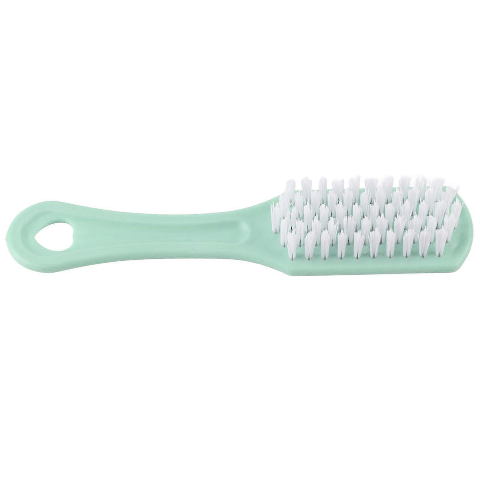 Multifunctional plastic shoe cleaning brush with smooth handle and no burrs