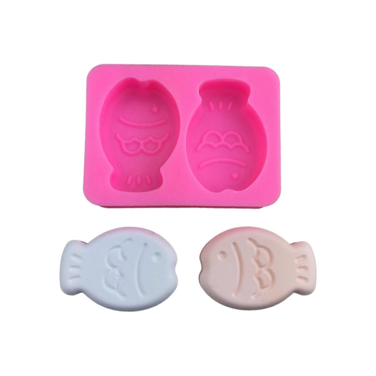 Fondant Molds Baking Molds Fish Shape DIY Silicone Cake Molds Dessert Decorating Tool DIY Baking Accessaries for Fondant