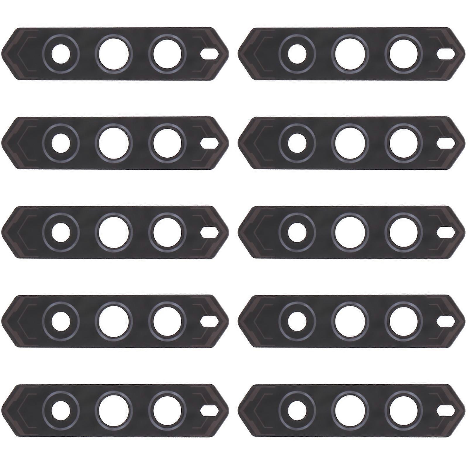 10 pcs objectif de caméra arrière pour Xiaomi Black Shark 4 Pro / Black Shark 4 SHARK PRS-H0