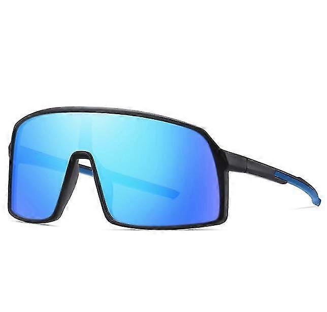 New Men's And Women's Trend Sunglasses One-piece Large Frame Polarized Sports Sunglasses