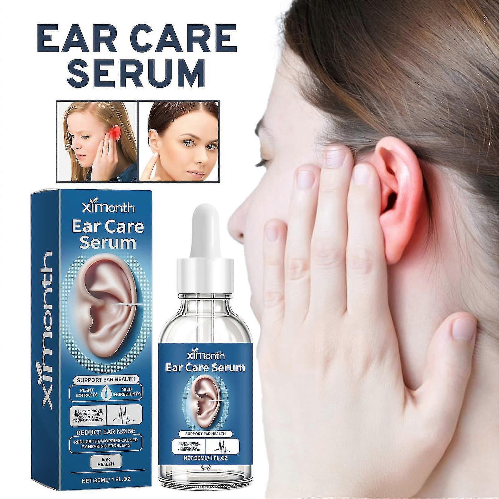 Serum do pielęgnacji uszu, serum przeciw infekcjom ucha i szumom usznym, naturalne krople do uszu na infekcje ucha, ziołowe krople do uszu, ziołowe serum do pielęgnacji uszu