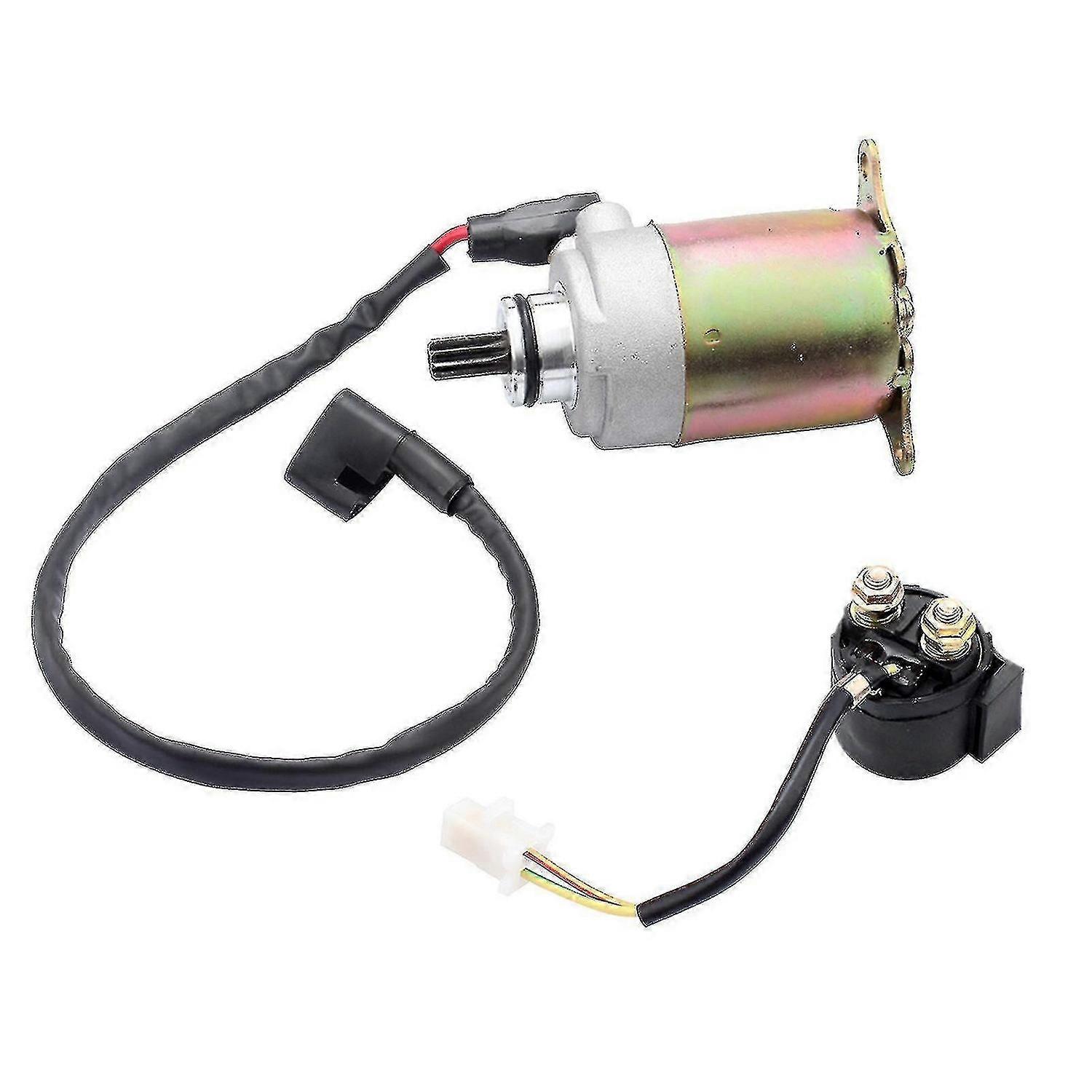2024 Starter Motor Compatible with Scooter Gy6 150cc Go Karts 125cc Atv Moped Quad 4 Wheeler