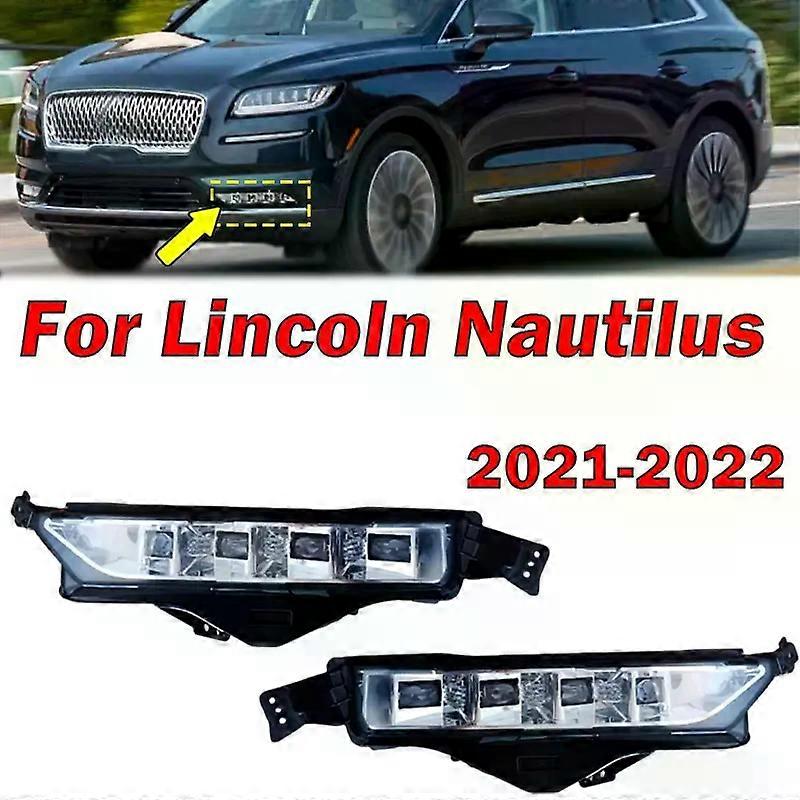 Car Accessories Front Bumper Fog Light Daytime Running Lights For Lincoln Nautilus 2021 2022 Driving Lights Car Light Assembly