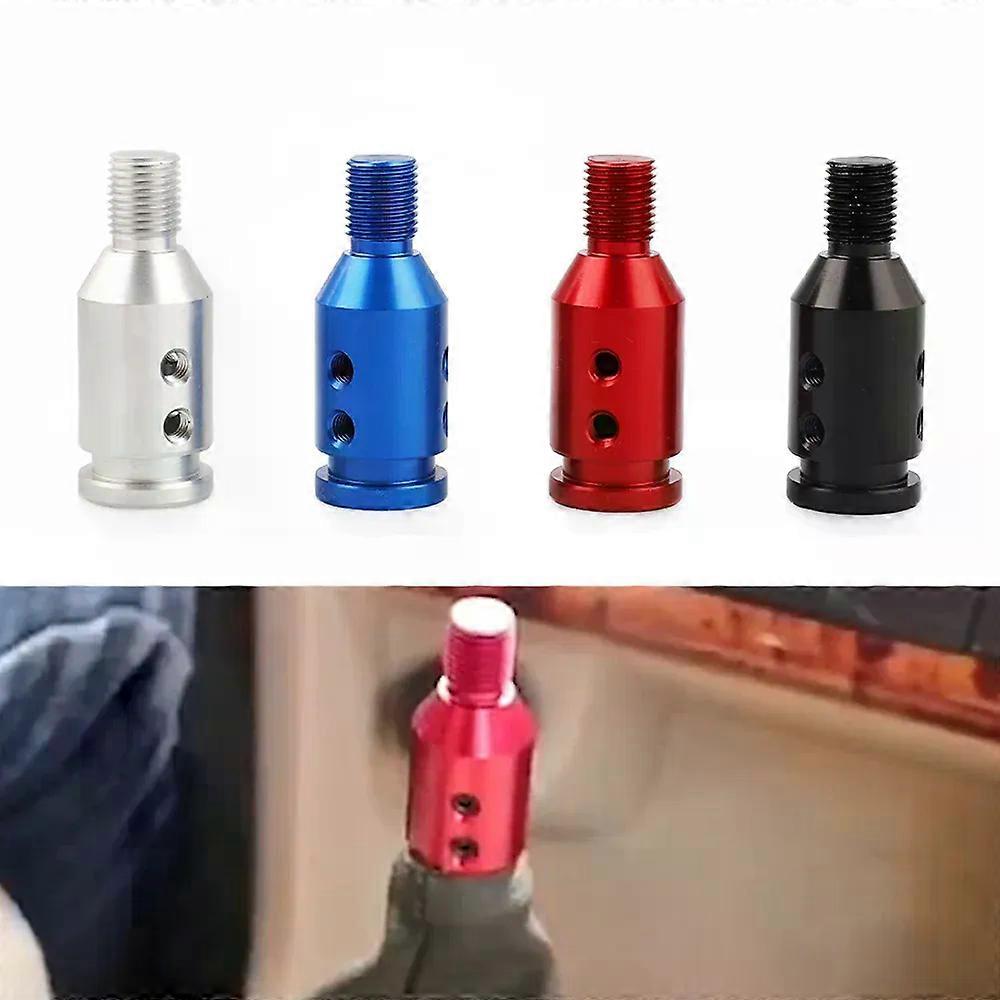 Universal Car Auto Manual Gear Shift Knob Adapter For Non Threaded Shifters Black M12x125 / M10x15 Gear Shifter Adapter