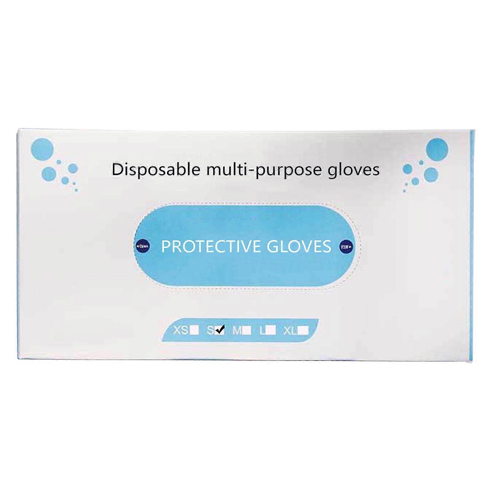 100Pieces Comfortable Disposable Gloves for Bakers Oil Resistant Pastries Baking Gloves Practical Food Processing Tool  S