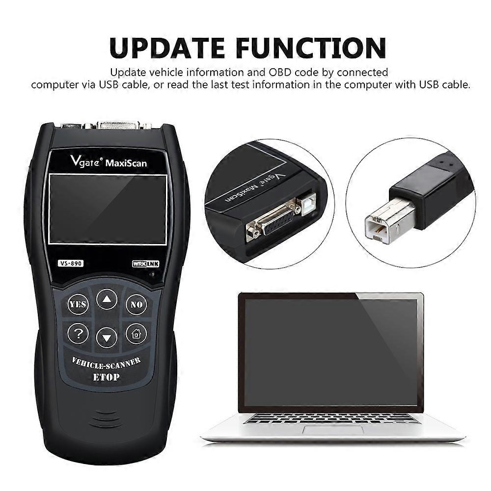 Universal Car Fault Reader Code Auto Scanner Vehicle Diagnostic Tool CAN Reset Tool Multi-language M