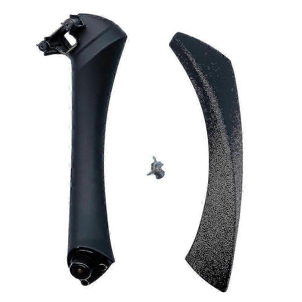 Car Right Interior Door Pull Handle with Cover Replacement for- 3 Series E90 E91 E92 2004-2012 Blac