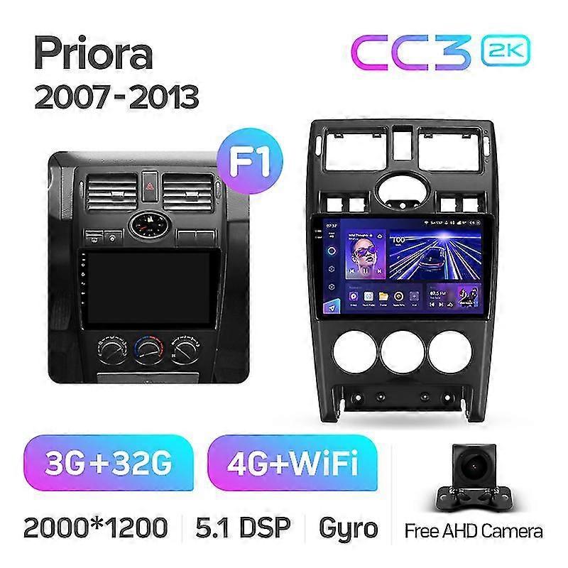 Cc3 2k For Lada Priora I 1 2007 - 2013 Car Radio Multimedia Video Player Navigation Stereo Gps Android 10 No 2din 2 Din Dvd