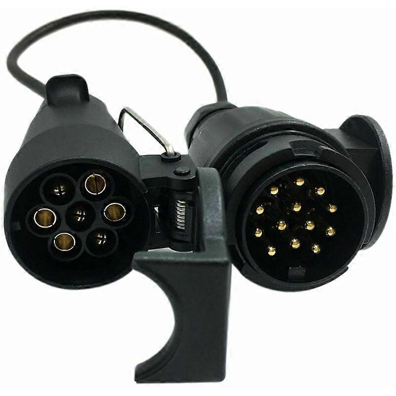 12V 7 to 13 Pin Trailer with Cable Adapter, Cable Connector, Drawbar Plug and Socket, Trailer Connector