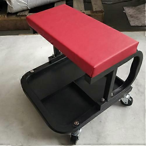 Padded Rolling Creeper Garage Mechanics Roller Seat Stool Chair with Tool Tray No.76629