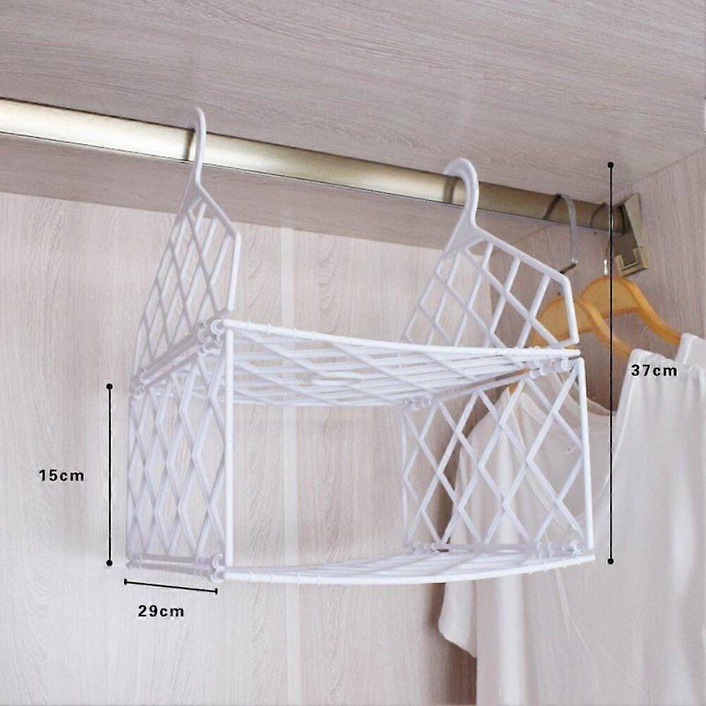 Multi-functional Wardrobe Storage Rack Hanging Shelves Bag Multi-layer Clothes Underwear