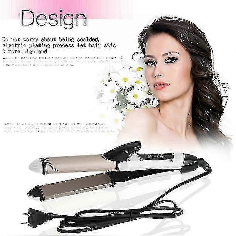 Curling iron silver gray (European plug