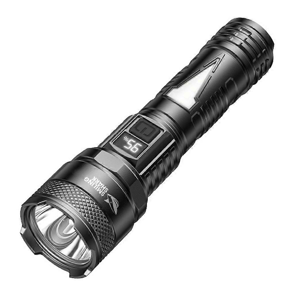 Super Bright Powerful LED Flashlight Rechargeable Led Flashlight W/ Side Lights