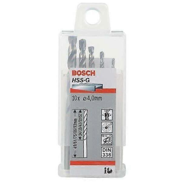 Mèche à métaux rectifiée - BOSCH - HSS-G - DIN 338 - Diamètre 3 x 61 mm