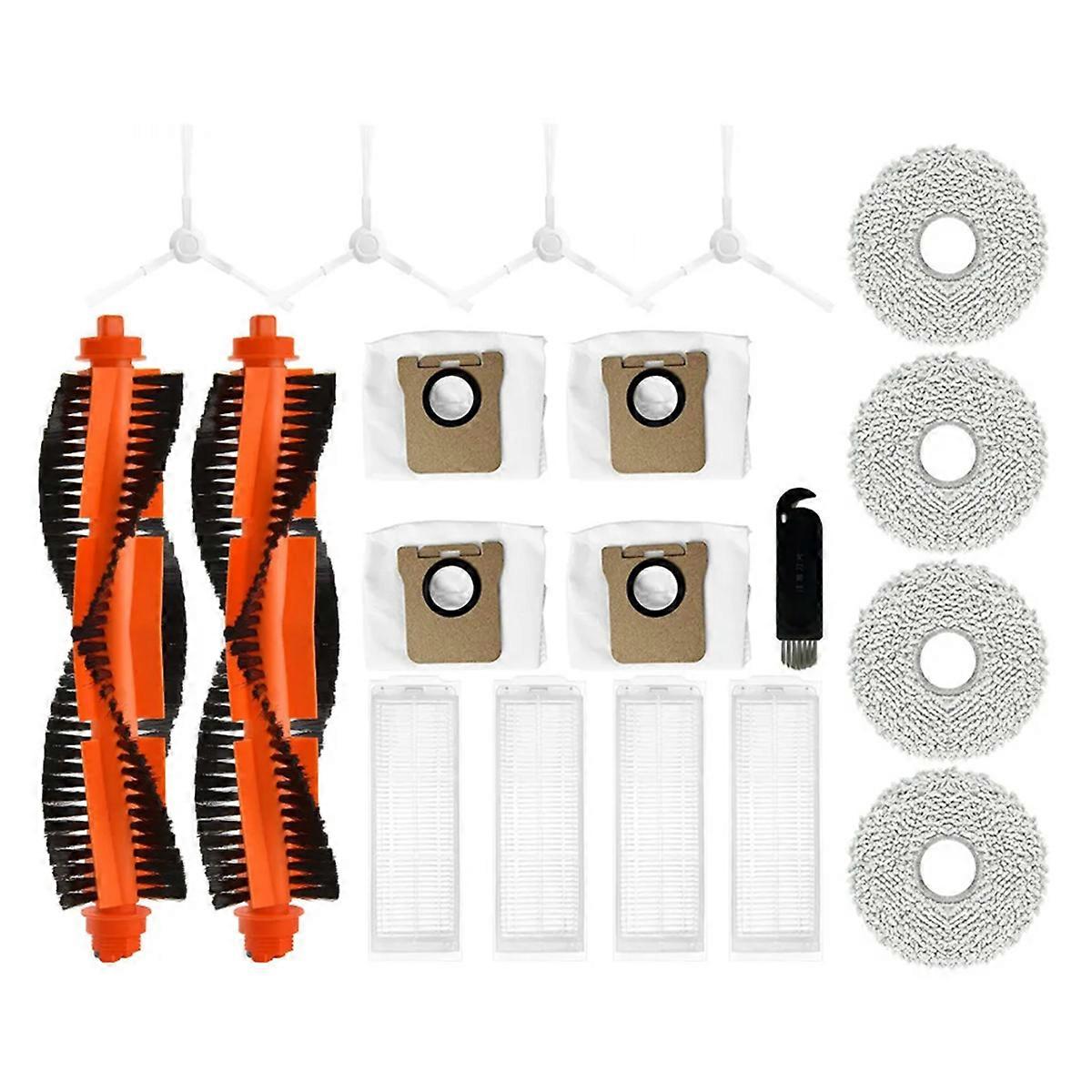 For M30 Pro Robot Main Brush HEPA Filter Mop Pad Dust Bag