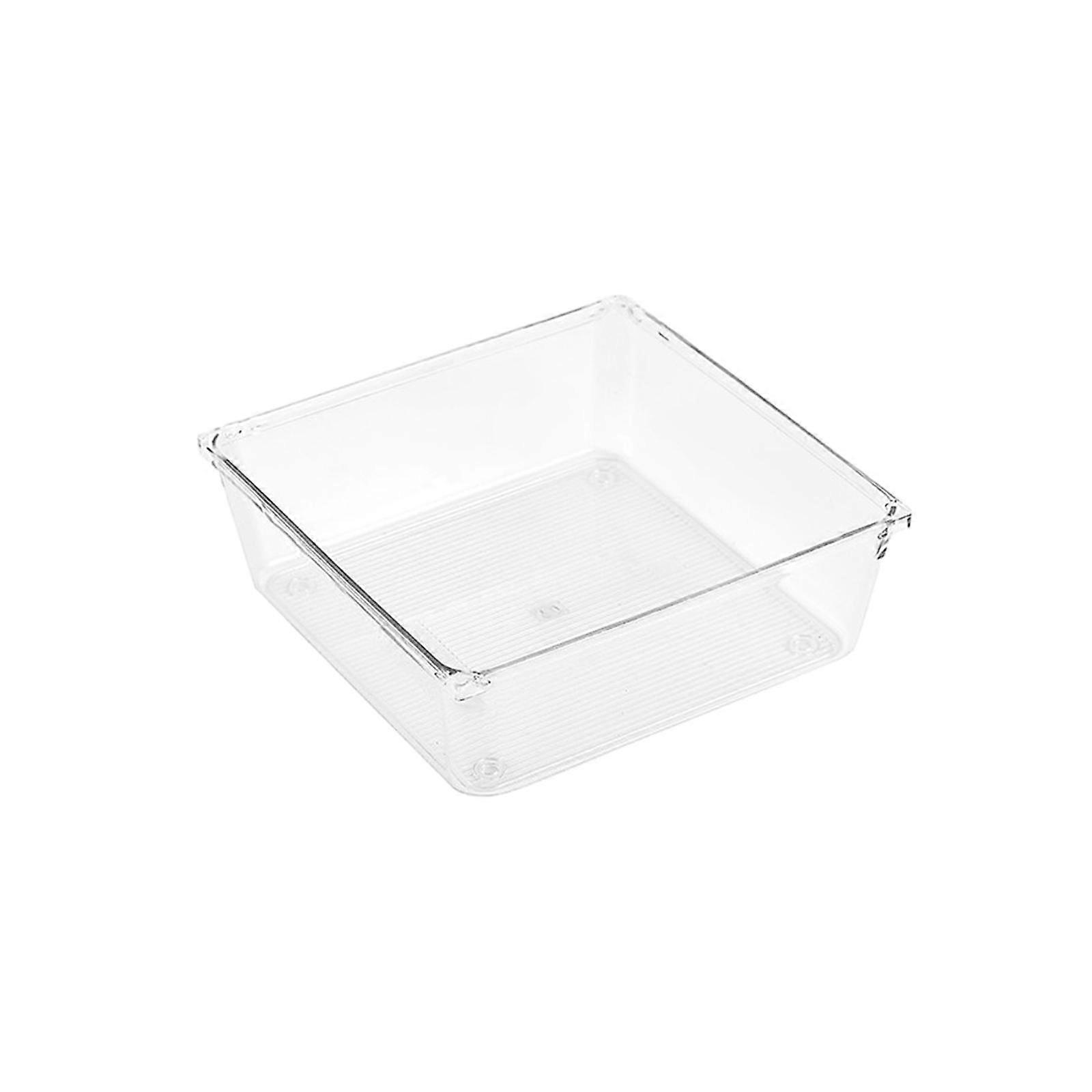 Clear Drawer Organizer Storage Tray Divider Case Versatile Portable Storage Box