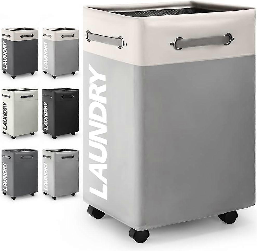 Narrow Corner Storage Basket, Foldable Narrow Corner Bins with Mesh Closure and Rectangular Shape for Optimal Space Utilization (74L Capacity)