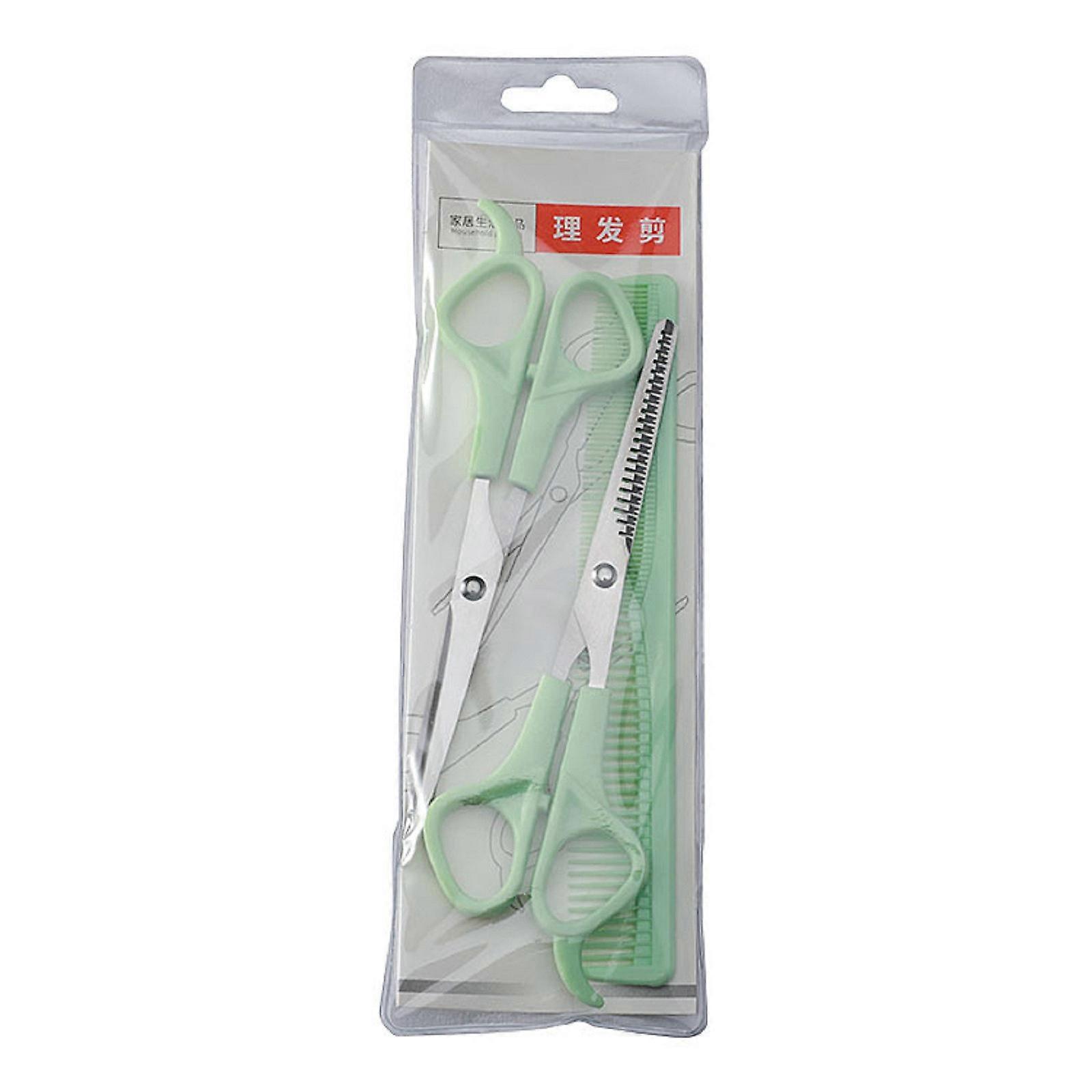Hair Cutting Scissors Kit Bangs Cut Flat Cut Comb Hairdressing Set