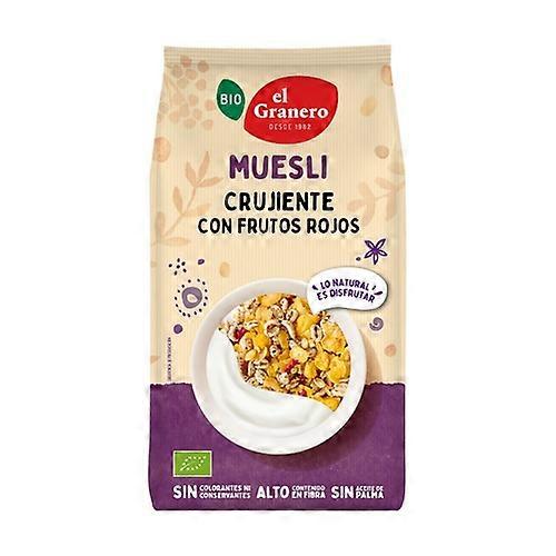 Crunchy muesli with organic red berries 200 g