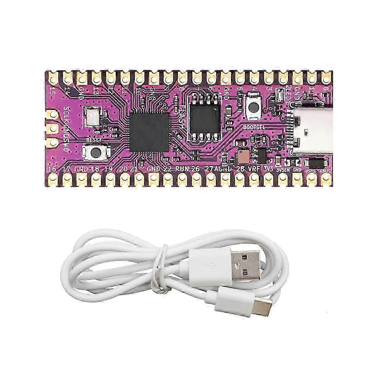 Raspberry Picobootボードに対応 RP2040デュアルコアArm M0+プロセッサ 264KB SRAM+16MBフラッシュメモリ開発