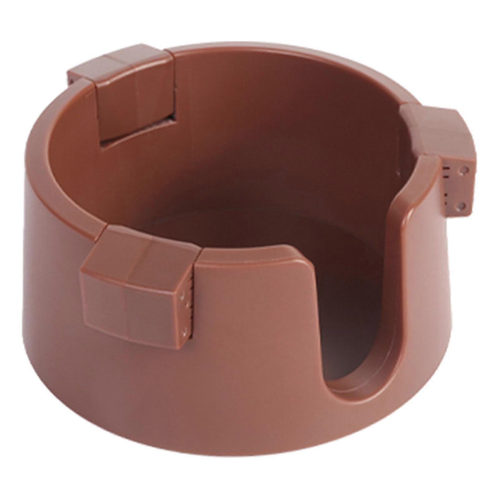 Multifunction Drink Holder Anti Overflow for Desktop Bedside Table black