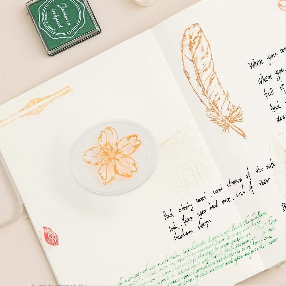 3Pcs Transparent Acrylic Stamp Pad DIY Crafting Block Set