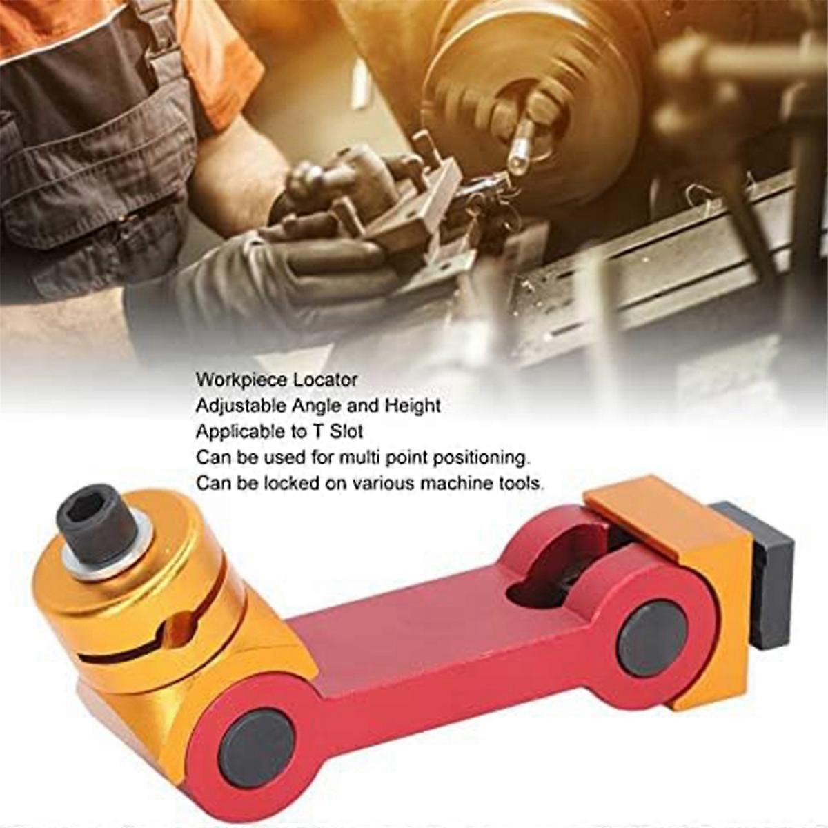 Adjustable Milling Vise Stop, CNC Mill Work Stop Part Locator Milling Machine Positioner, Work Stop