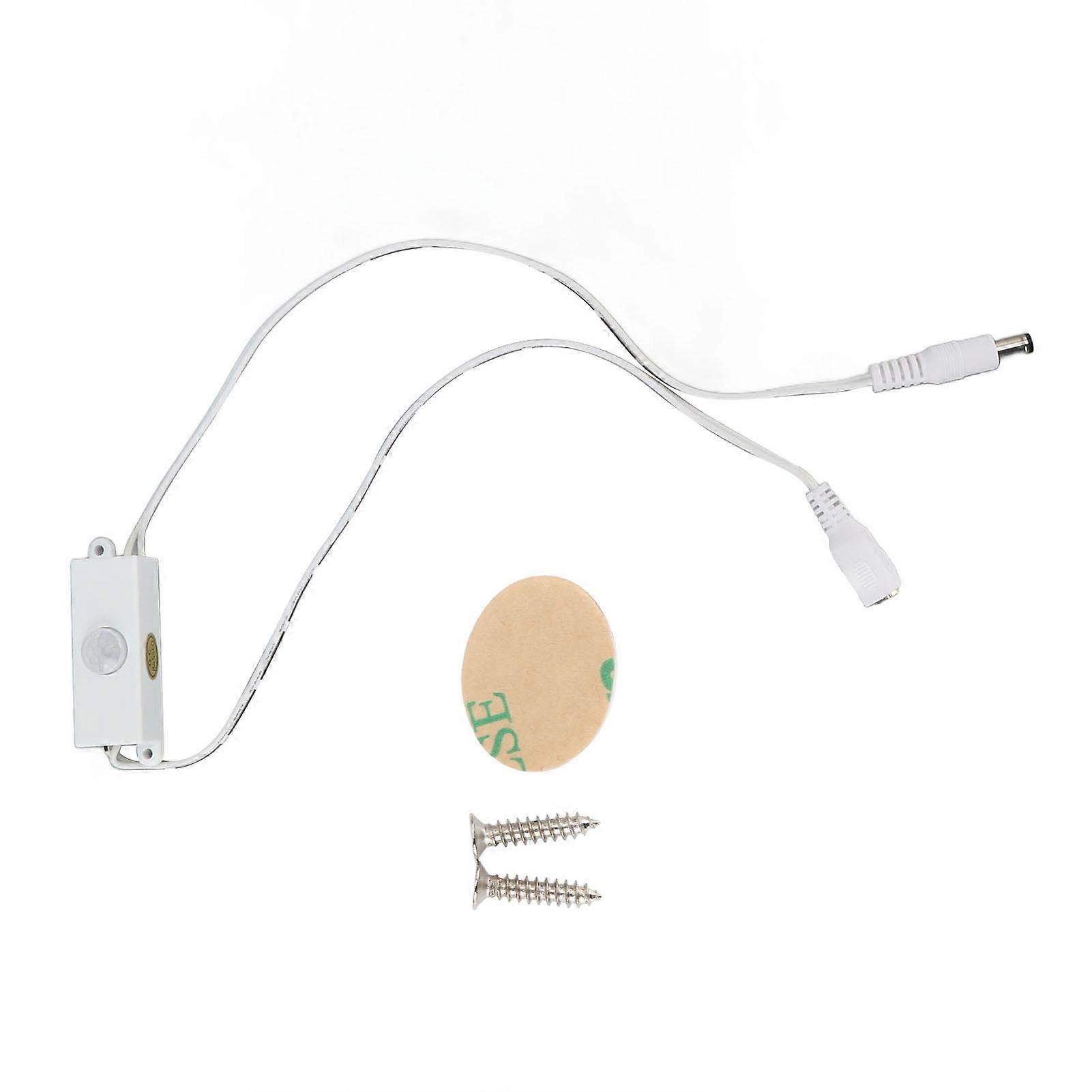 PIR Motion Sensing Switch Mini Infrared Human Body Sensing Switch for LED Light DC 5‑24V