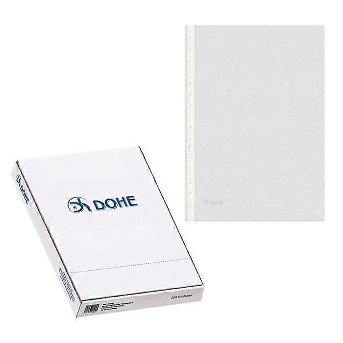 Multi-pocket folder box - DOHE - Folio Format - 100 pockets - Raw polypropylene
